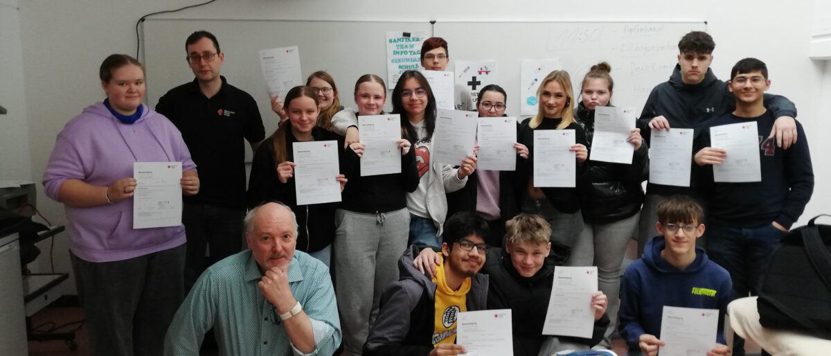 Permalink zu:Erste Hilfe Kurs des Sanitätsdienstes